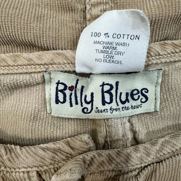 VTG Y2K Billy Blues Corduroy Cargo Utility Skirt size 9 - Picture 3 of 4